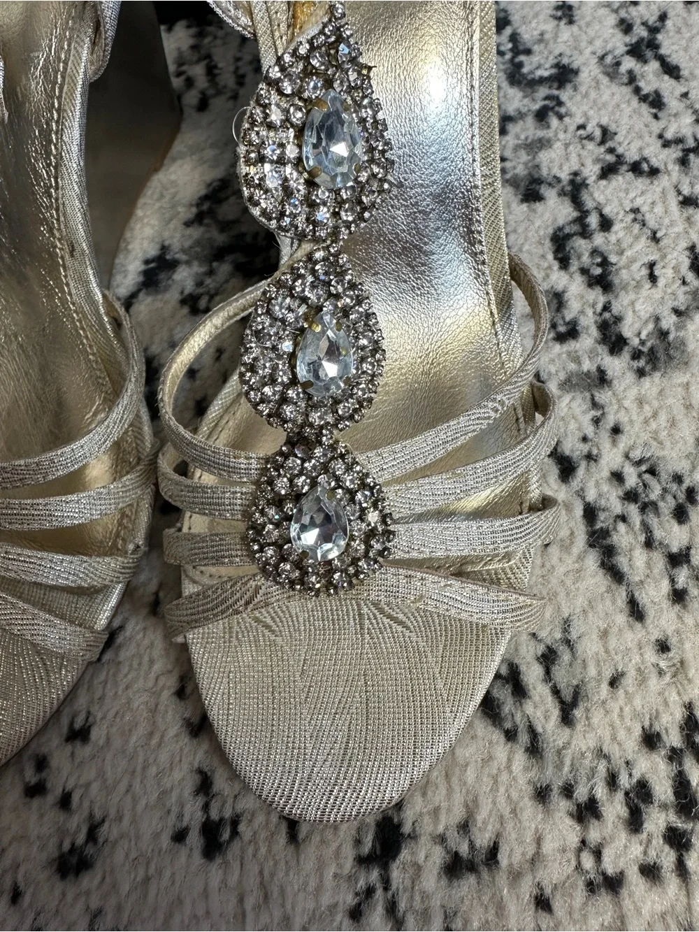Adrianna Papell glittering arrangement